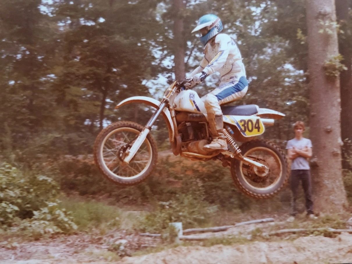 Motocross racer competing at White Oak MX